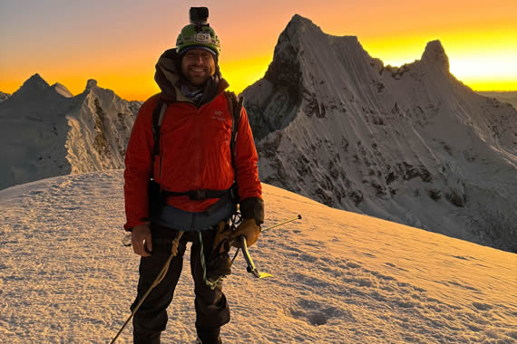 Nevado climbing-pisco Climb