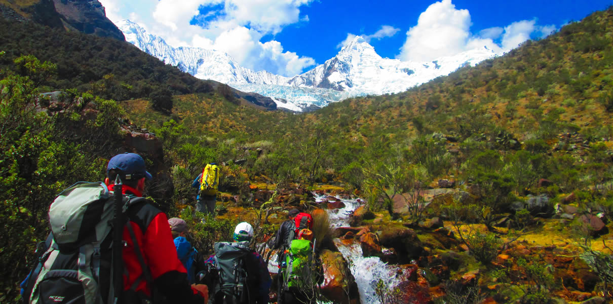 Climbing Nevado trekking-quilcayhuanca-cojup